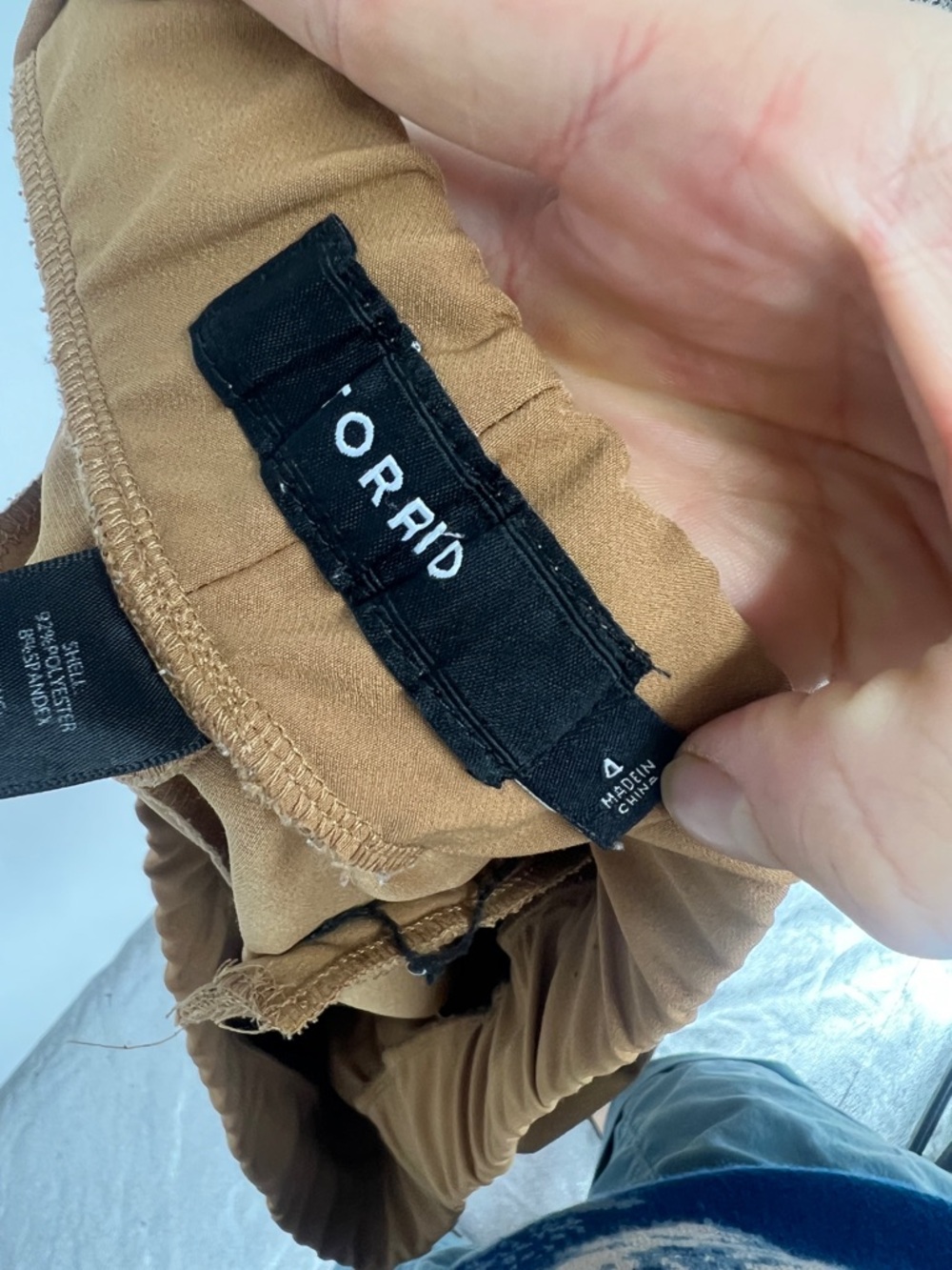 torrid Caramel/Tan Elastic-Waist pants - Picture 8 of 11